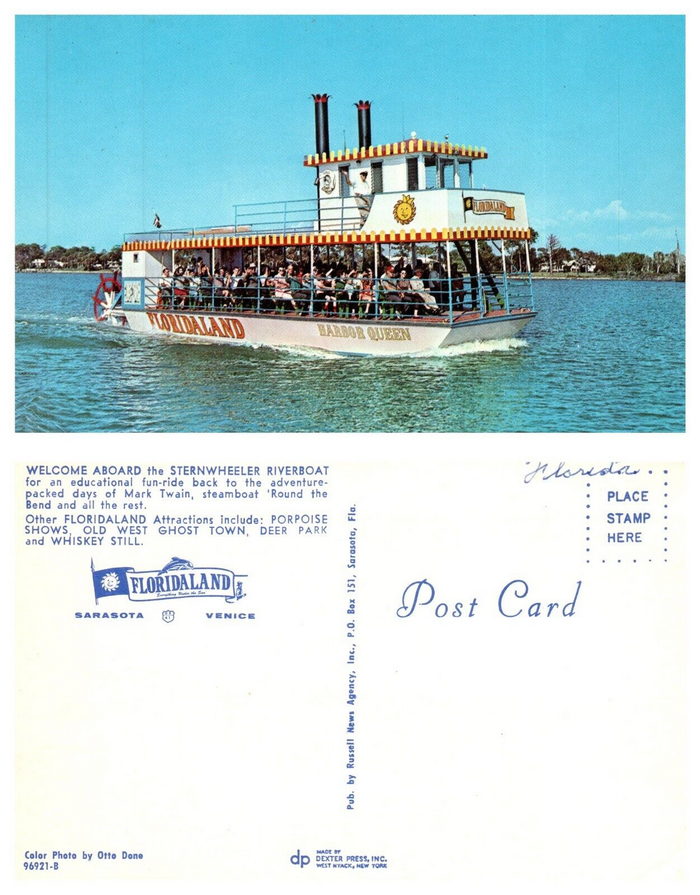 Floridaland - Vintage Postcard